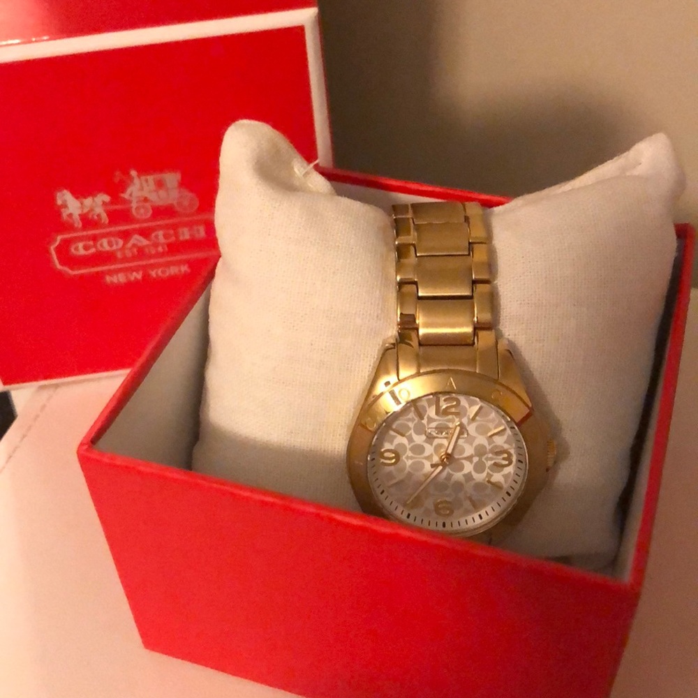 Coach Gold Watch